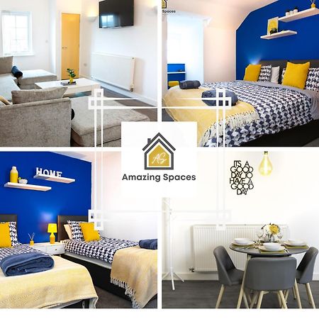 Large Unique 2 Bedroom Duplex Apartment With Private Parking & Free Wifi - Vat Qualifying By Amazing Spaces Relocations Ltd Warrington  Exteriör bild
