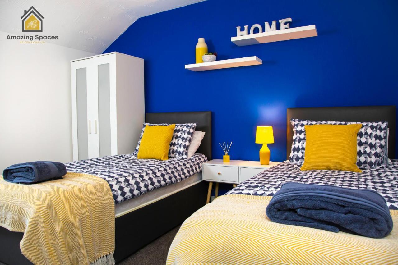 Large Unique 2 Bedroom Duplex Apartment With Private Parking & Free Wifi - Vat Qualifying By Amazing Spaces Relocations Ltd Warrington  Exteriör bild