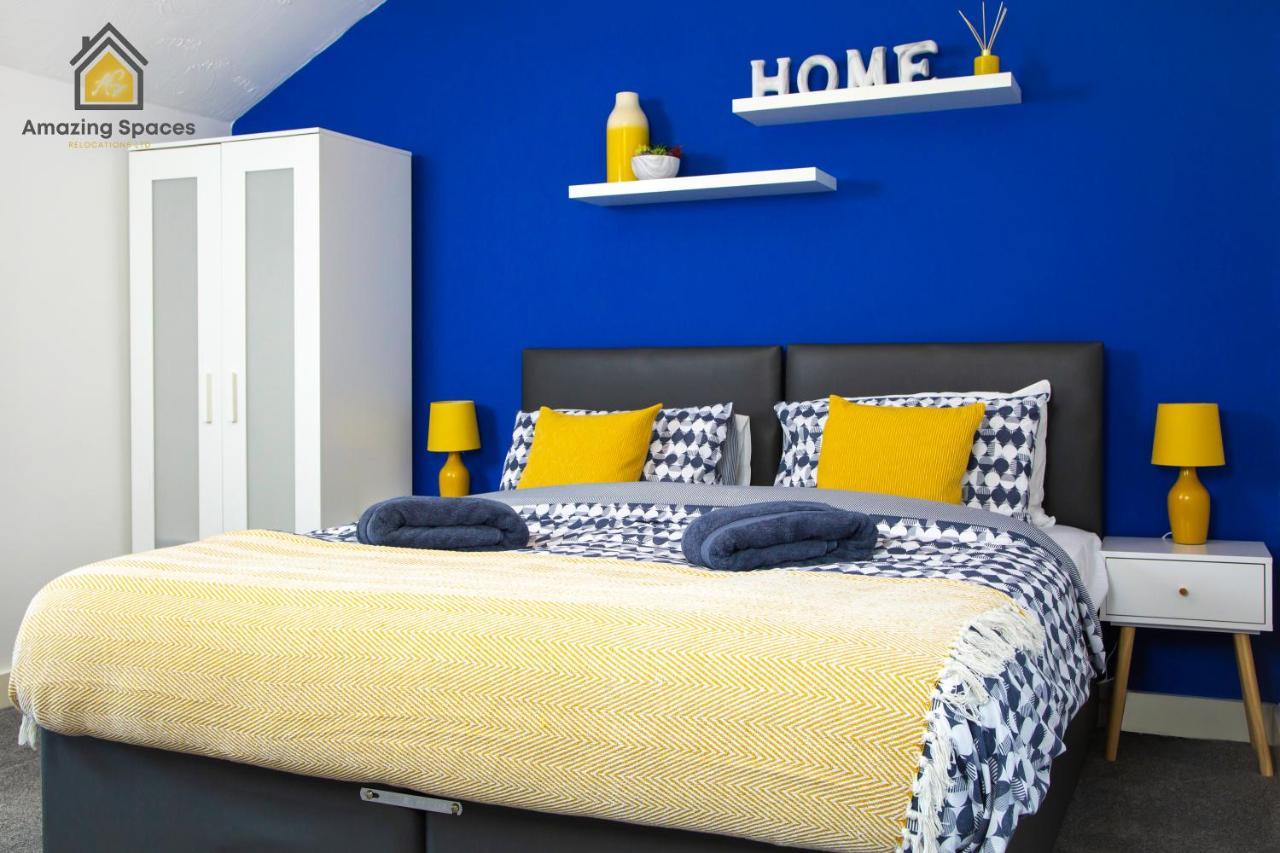 Large Unique 2 Bedroom Duplex Apartment With Private Parking & Free Wifi - Vat Qualifying By Amazing Spaces Relocations Ltd Warrington  Exteriör bild