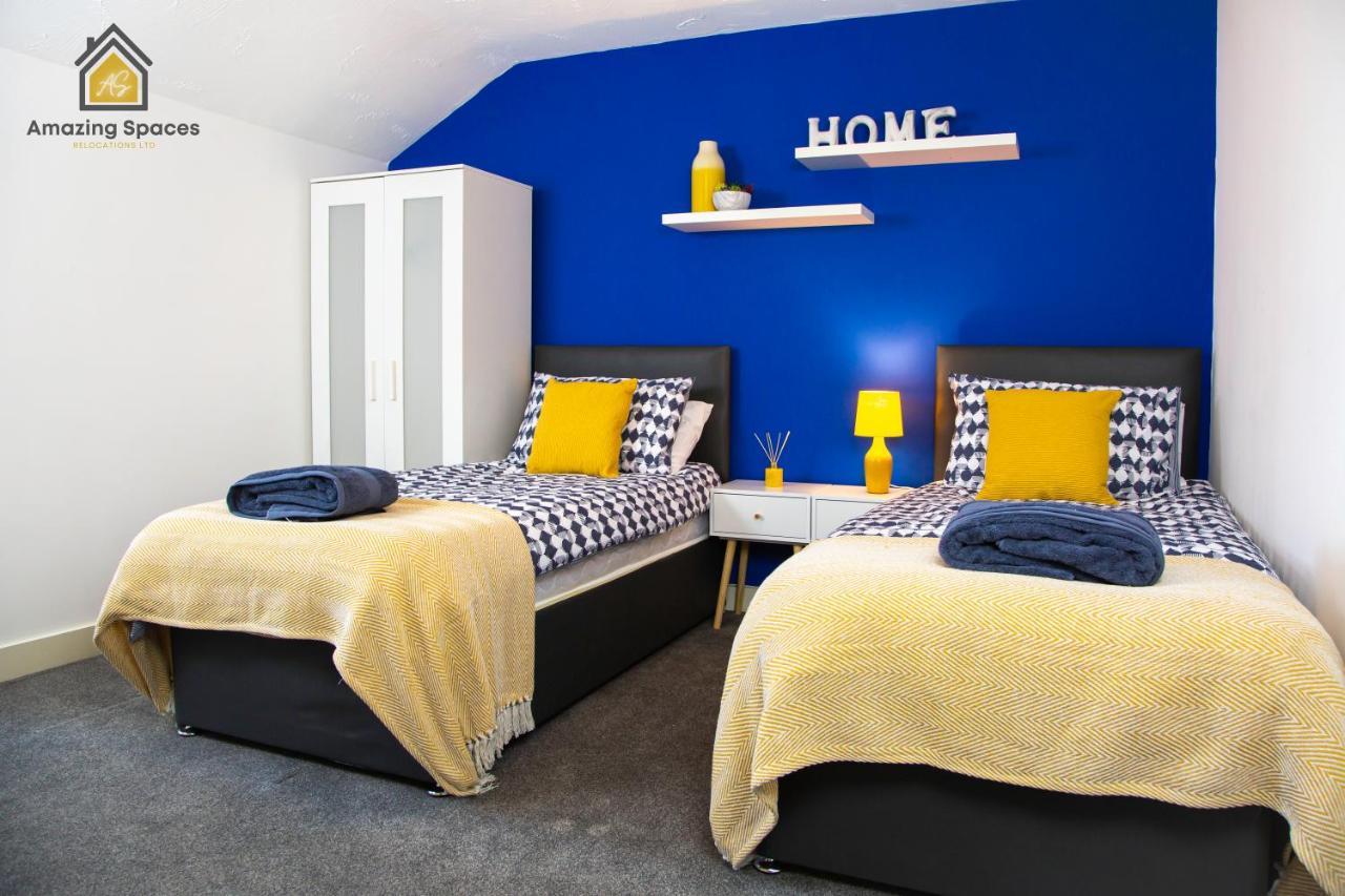 Large Unique 2 Bedroom Duplex Apartment With Private Parking & Free Wifi - Vat Qualifying By Amazing Spaces Relocations Ltd Warrington  Exteriör bild