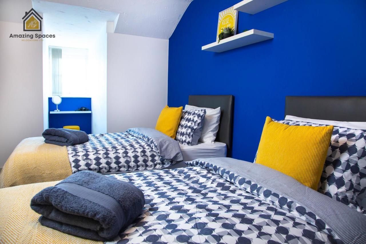 Large Unique 2 Bedroom Duplex Apartment With Private Parking & Free Wifi - Vat Qualifying By Amazing Spaces Relocations Ltd Warrington  Exteriör bild