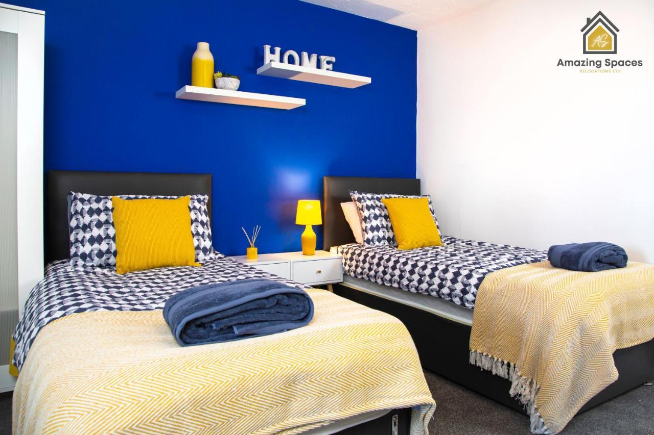 Large Unique 2 Bedroom Duplex Apartment With Private Parking & Free Wifi - Vat Qualifying By Amazing Spaces Relocations Ltd Warrington  Exteriör bild